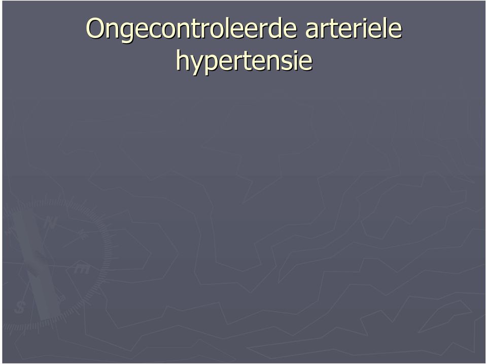 Pt heeft onderhoudsdosissen niet genomen => intraveneuze toediening ing van antihypertensiva Ebrantyl, Trandate, Rydene, Seloken Peri-operatief bloeddrukbeleid Hypotensies of