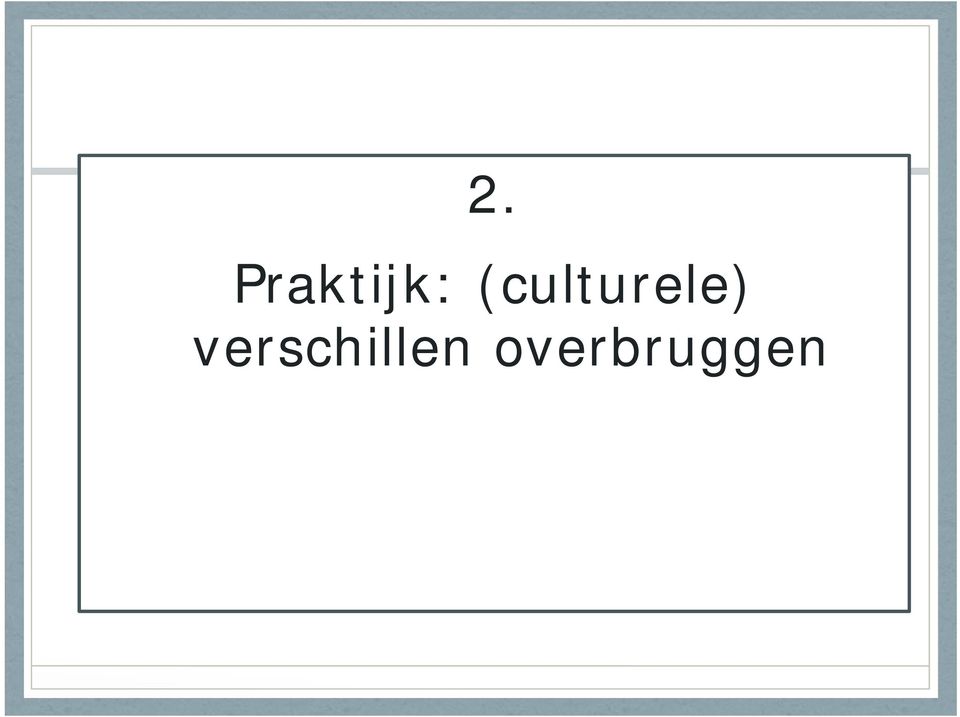 (culturele)