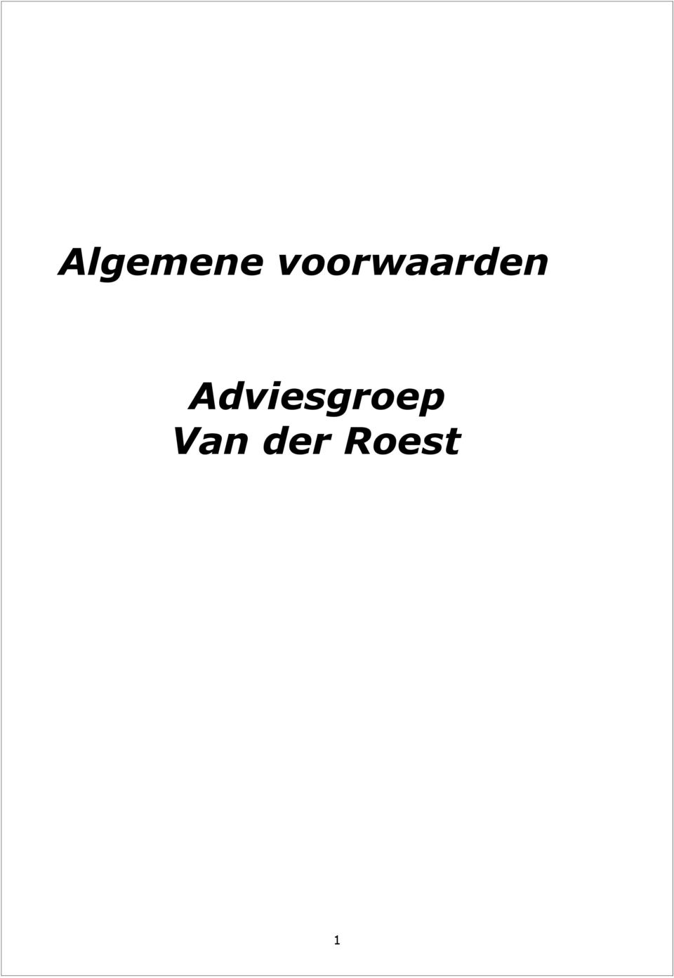 Adviesgroep