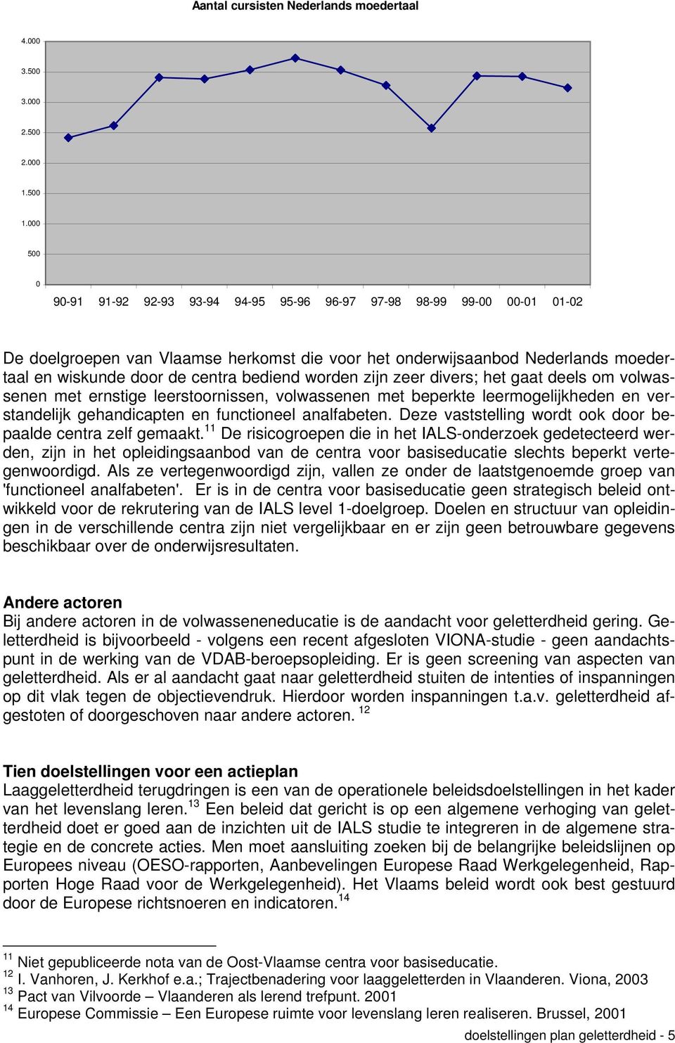 bediend worden zijn zeer divers; het gaat deels om volwassenen met ernstige leerstoornissen, volwassenen met beperkte leermogelijkheden en verstandelijk gehandicapten en functioneel analfabeten.