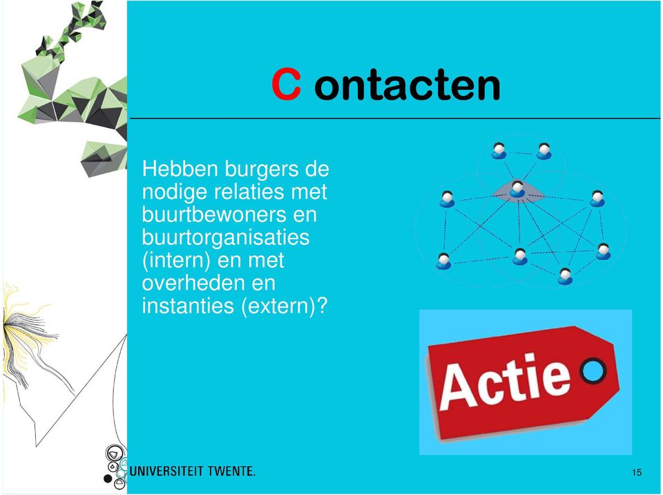 en buurtorganisaties (intern) en