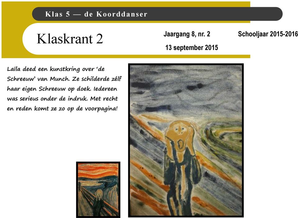 over de Schreeuw van Munch.