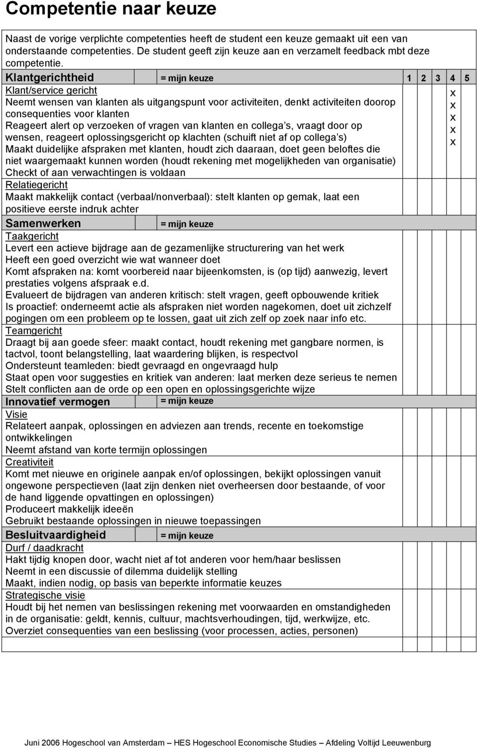 Klantgerichtheid = mijn keuze 1 2 3 4 5 Klant/service gericht Neemt wensen van klanten als uitgangspunt voor activiteiten, denkt activiteiten doorop consequenties voor klanten Reageert alert op