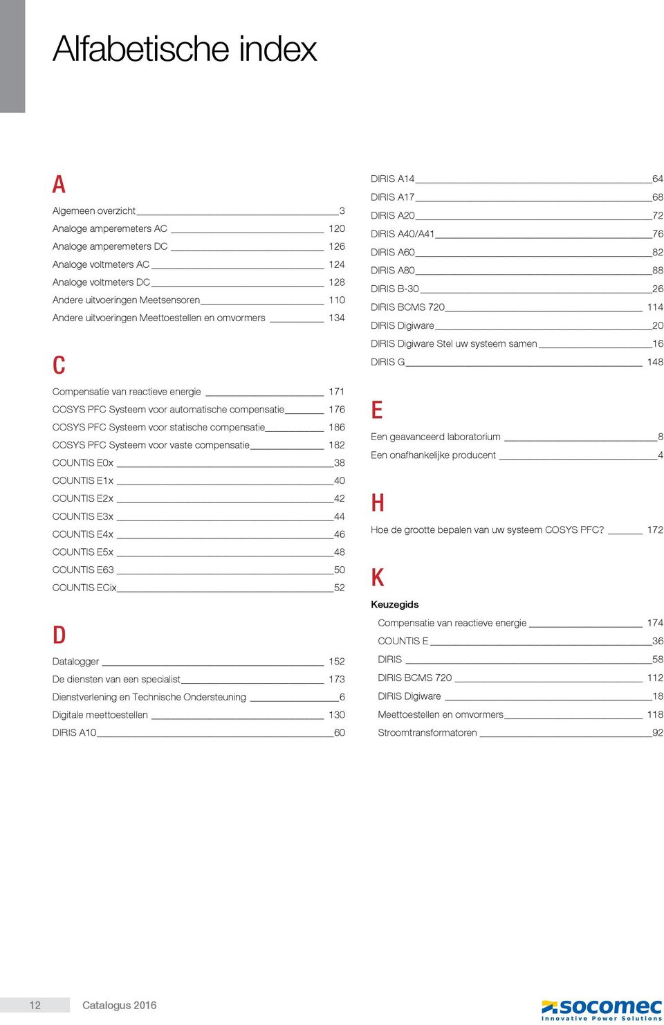 Systeem voor vaste compensatie 182 COUNTIS E0x 38 COUNTIS E1x 40 COUNTIS E2x 42 COUNTIS E3x 44 COUNTIS E4x 46 COUNTIS E5x 48 COUNTIS E63 50 COUNTIS ECix 52 D Datalogger 152 De diensten van een