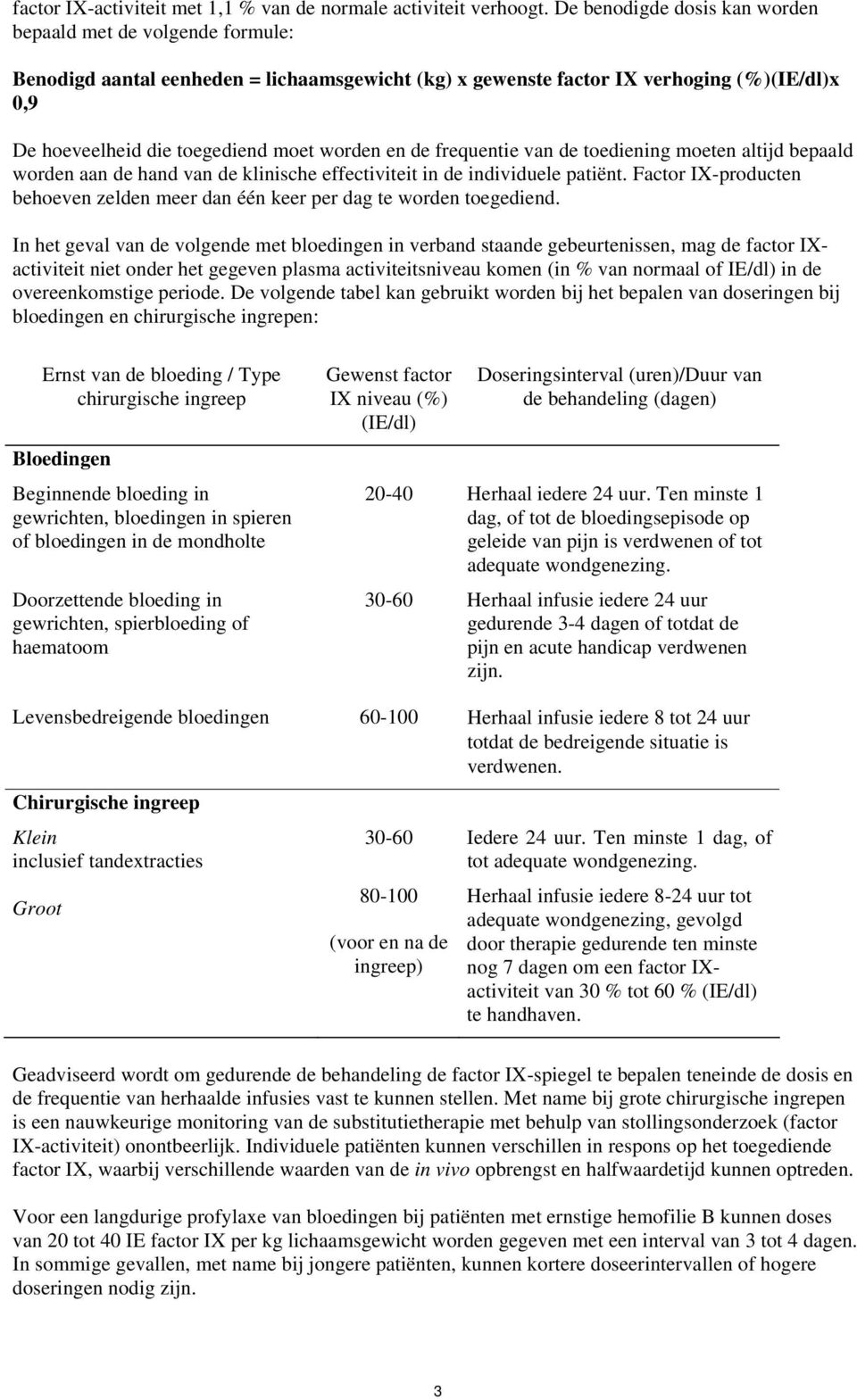 en de frequentie van de toediening moeten altijd bepaald worden aan de hand van de klinische effectiviteit in de individuele patiënt.