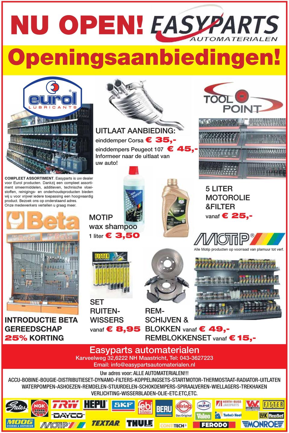 Dankzij een compleet assortiment smeermiddelen, additieven, technische vloeistoffen, reinigings- en onderhoudsproducten bieden wij u voor vrijwel iedere toepassing een hoogwaardig product.