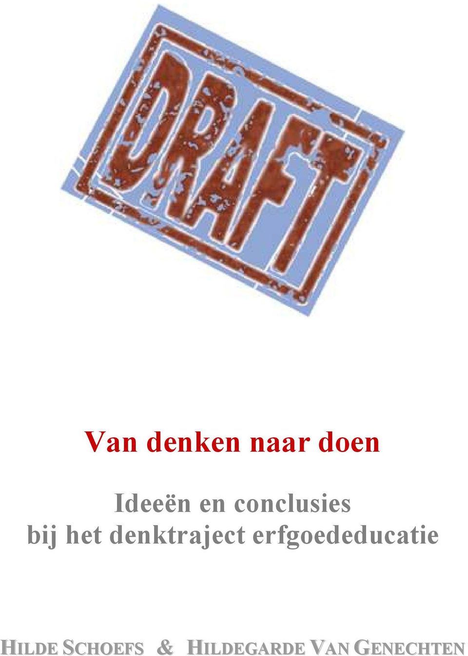 denktraject erfgoededucatie