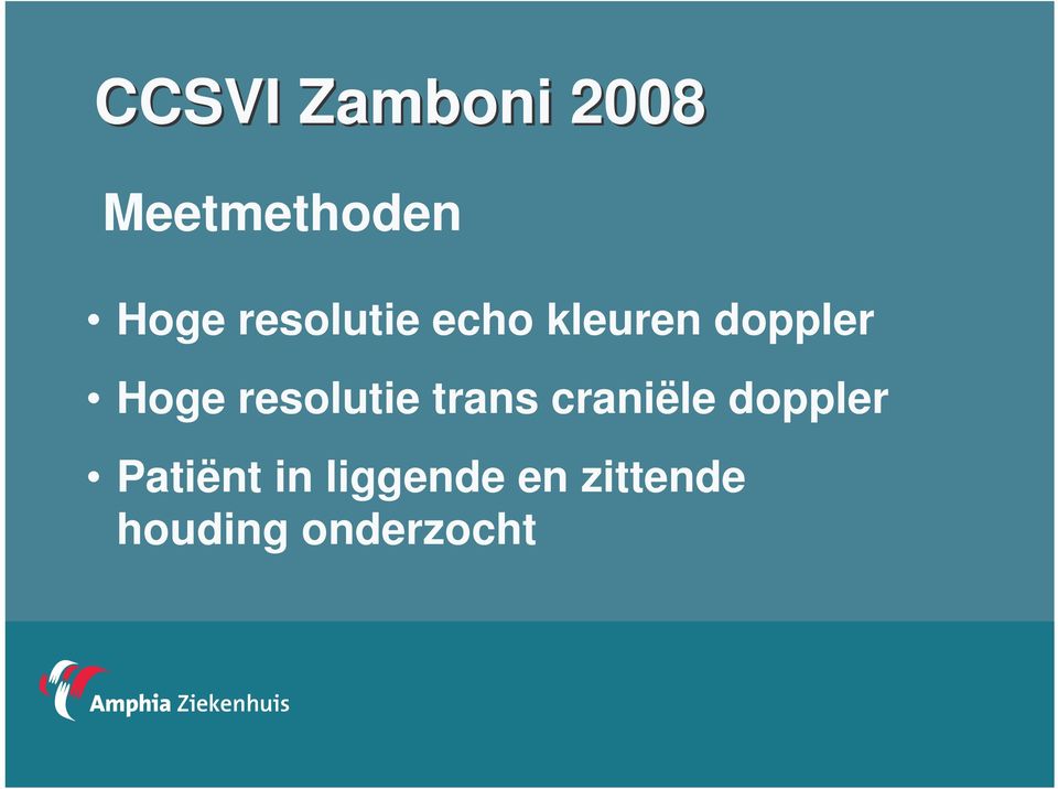 resolutie trans craniële doppler