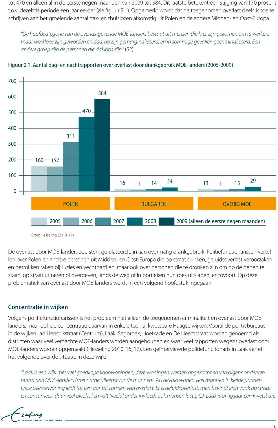 De hoofdcategorie van de overlastgevende MOE-landers bestaat uit mensen die hier zijn gekomen om te werken, maar werkloos zijn geworden en daarna zijn gemarginaliseerd, en in sommige gevallen