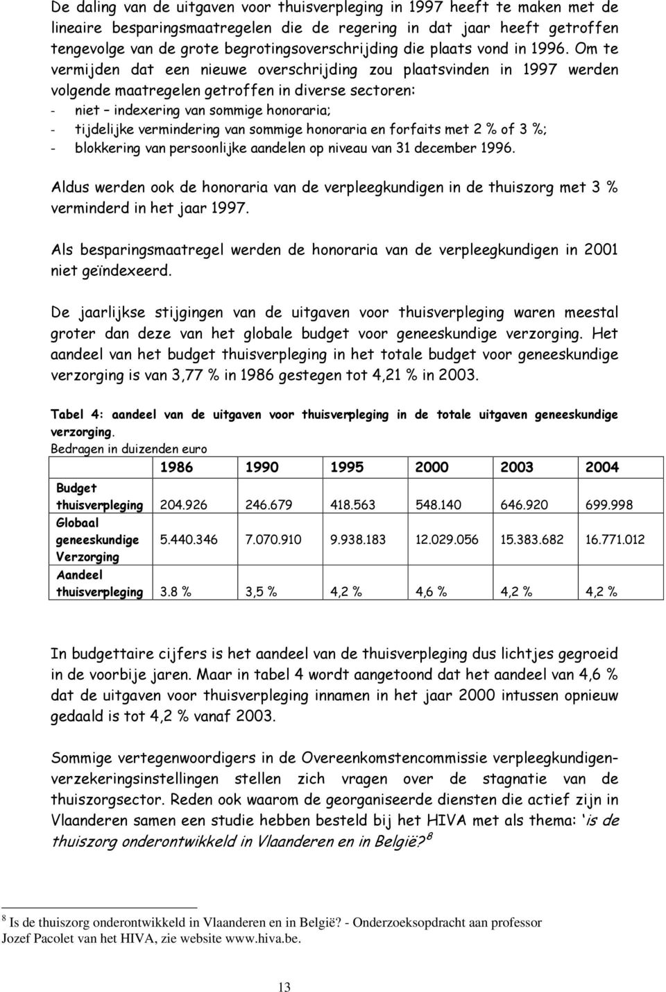 Om te vermijden dat een nieuwe overschrijding zou plaatsvinden in 1997 werden volgende maatregelen getroffen in diverse sectoren: - niet indexering van sommige honoraria; - tijdelijke vermindering