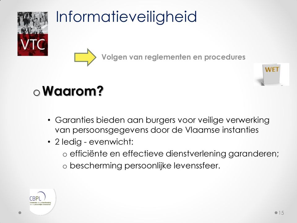 persoonsgegevens door de Vlaamse instanties 2 ledig - evenwicht: o