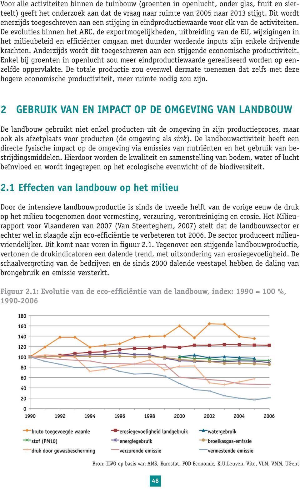 De evoluties binnen het ABC, de exportmogelijkheden, uitbreiding van de EU, wijzigingen in het milieubeleid en efficiënter omgaan met duurder wordende inputs zijn enkele drijvende krachten.