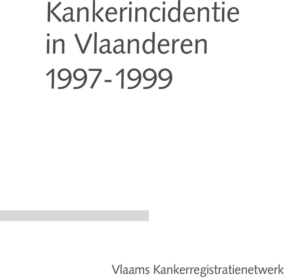 1997-1999 Vlaams