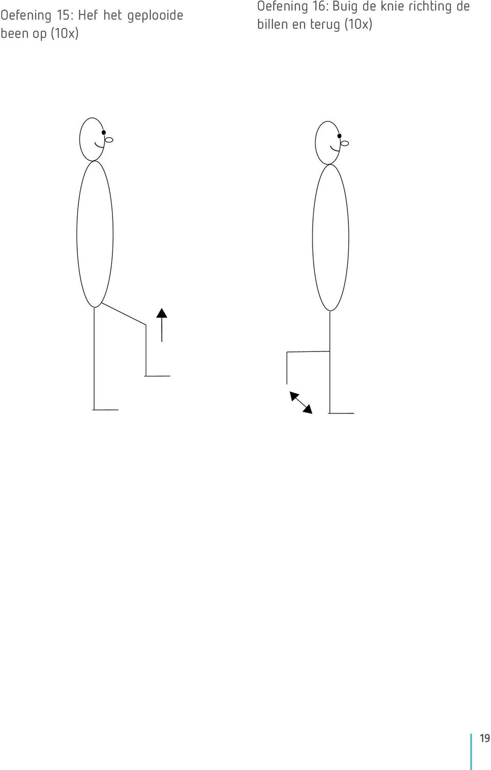 Oefening 16: Buig de knie