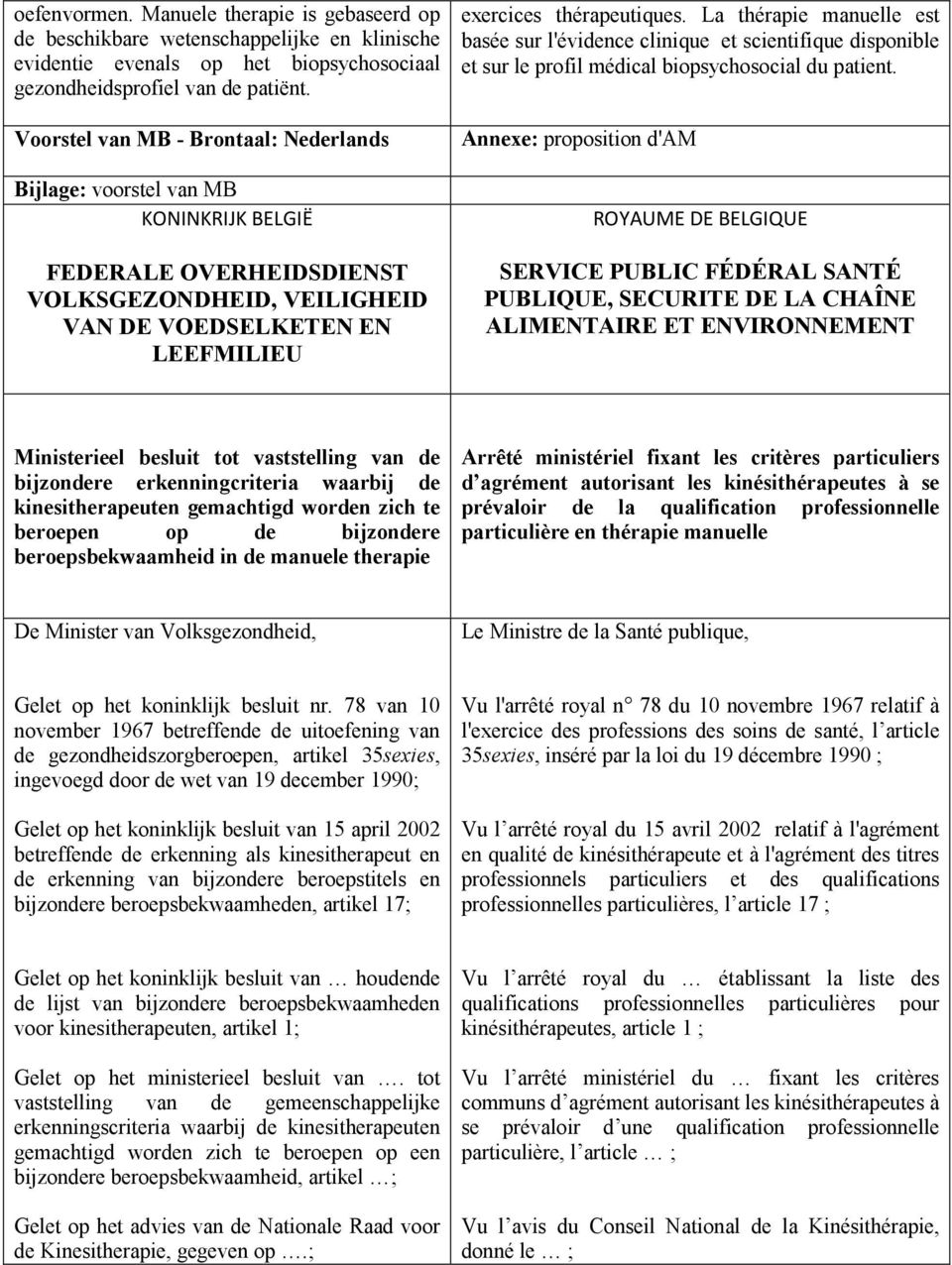 La thérapie manuelle est basée sur l'évidence clinique et scientifique disponible et sur le profil médical biopsychosocial du patient.