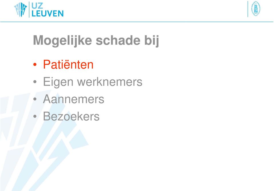 Eigen werknemers