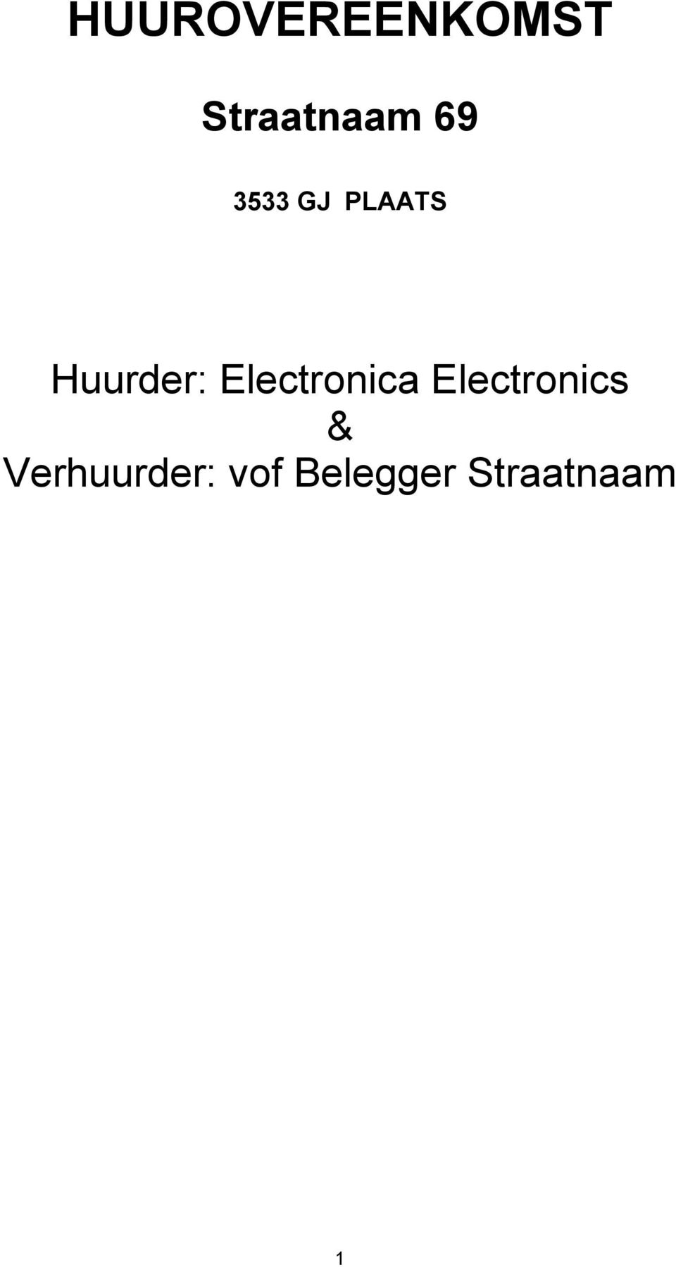 Electronica Electronics &