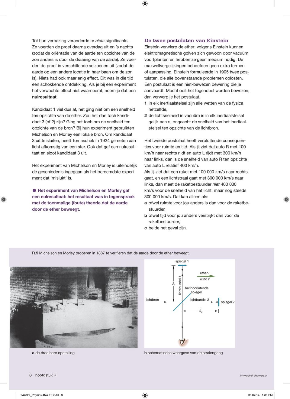 Ze voerden de proef in verschillende seizoenen uit (zodat de aarde op een andere locatie in haar baan om de zon is). Niets had ook maar enig effect. Dit was in die tijd een schokkende ontdekking.