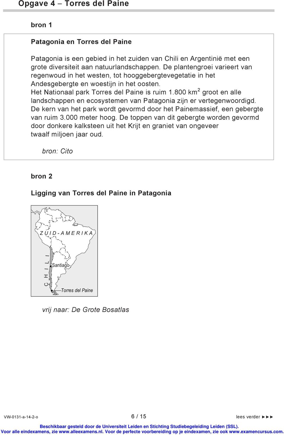 800 km 2 groot en alle landschappen en ecosystemen van Patagonia zijn er vertegenwoordigd. De kern van het park wordt gevormd door het Painemassief, een gebergte van ruim 3.000 meter hoog.