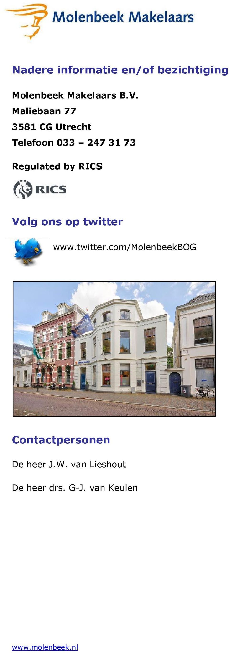 by RICS Volg ons op twitter 