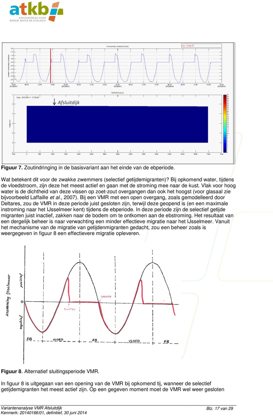 Vlak voor hoog water is de dichtheid van deze vissen op zoet-zout overgangen dan ook het hoogst (voor glasaal zie bijvoorbeeld Laffaille et al., 2007).