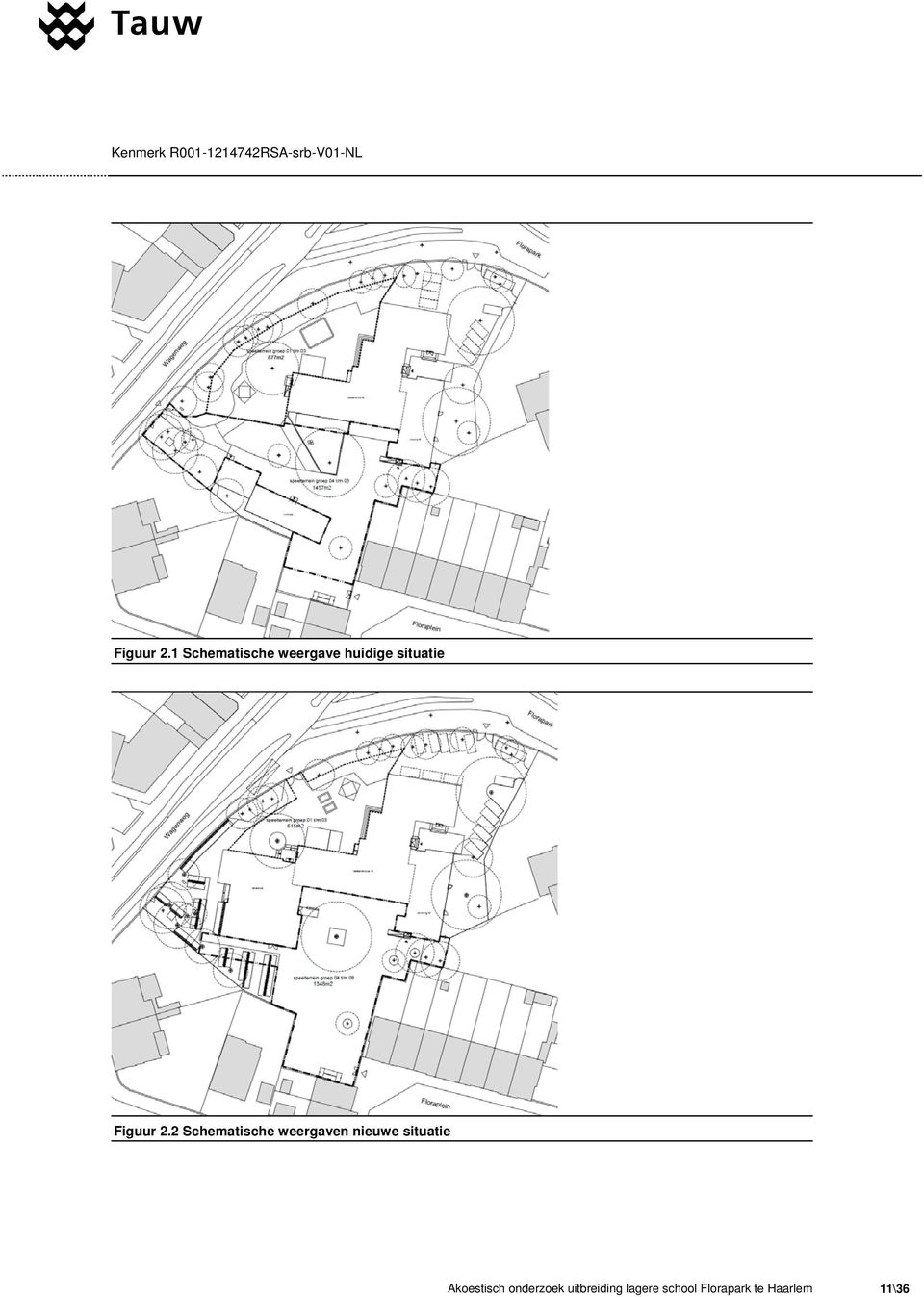 2 Schematische weergaven nieuwe situatie Akoestisch