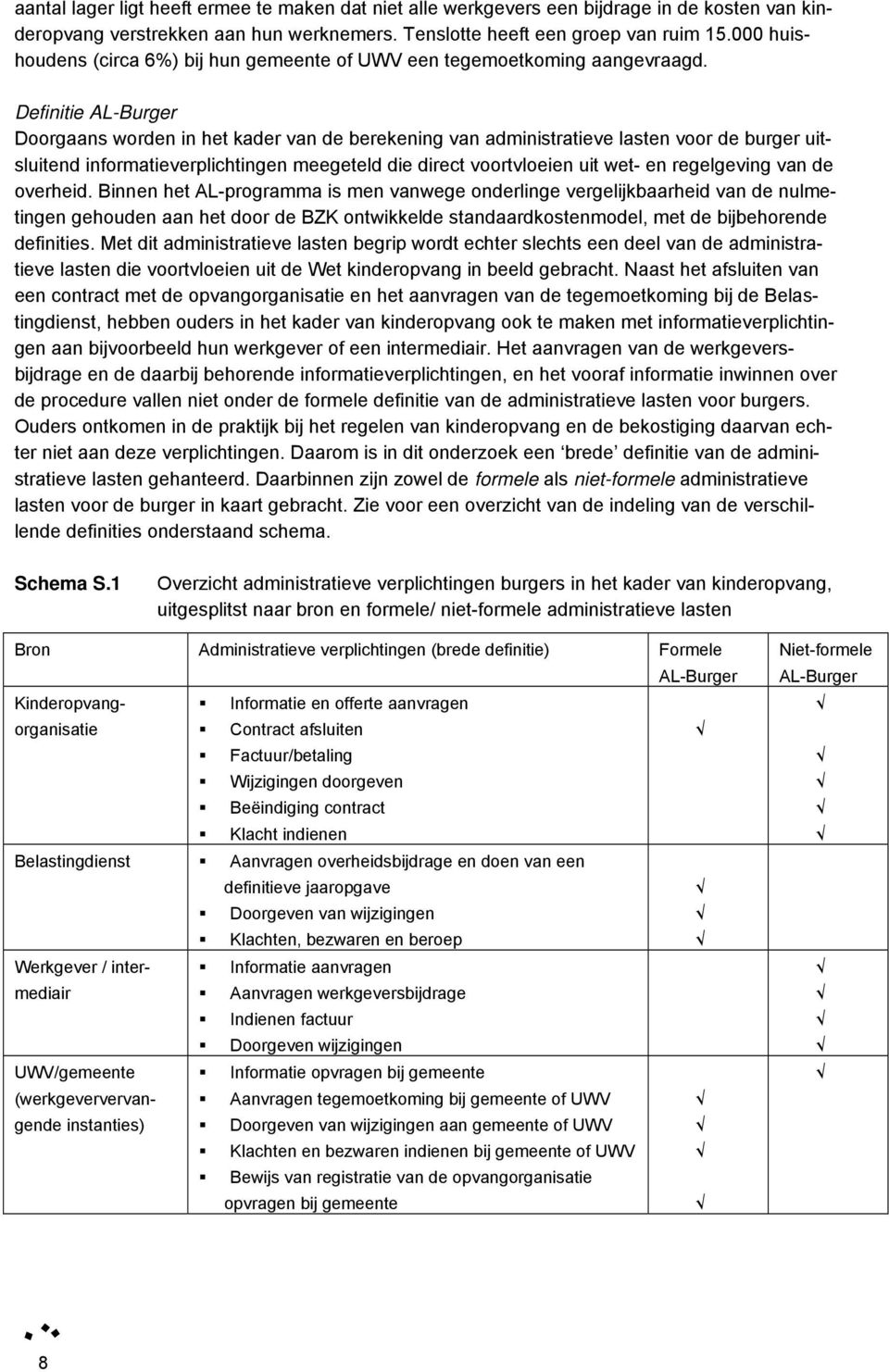 Definitie AL-Burger Doorgaans worden in het kader van de berekening van administratieve lasten voor de burger uitsluitend informatieverplichtingen meegeteld die direct voortvloeien uit wet- en