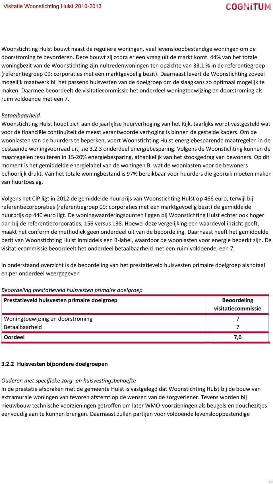 Daarnaast levert de Woonstichting zoveel mogelijk maatwerk bij het passend huisvesten van de doelgroep om de slaagkans zo optimaal mogelijk te maken.