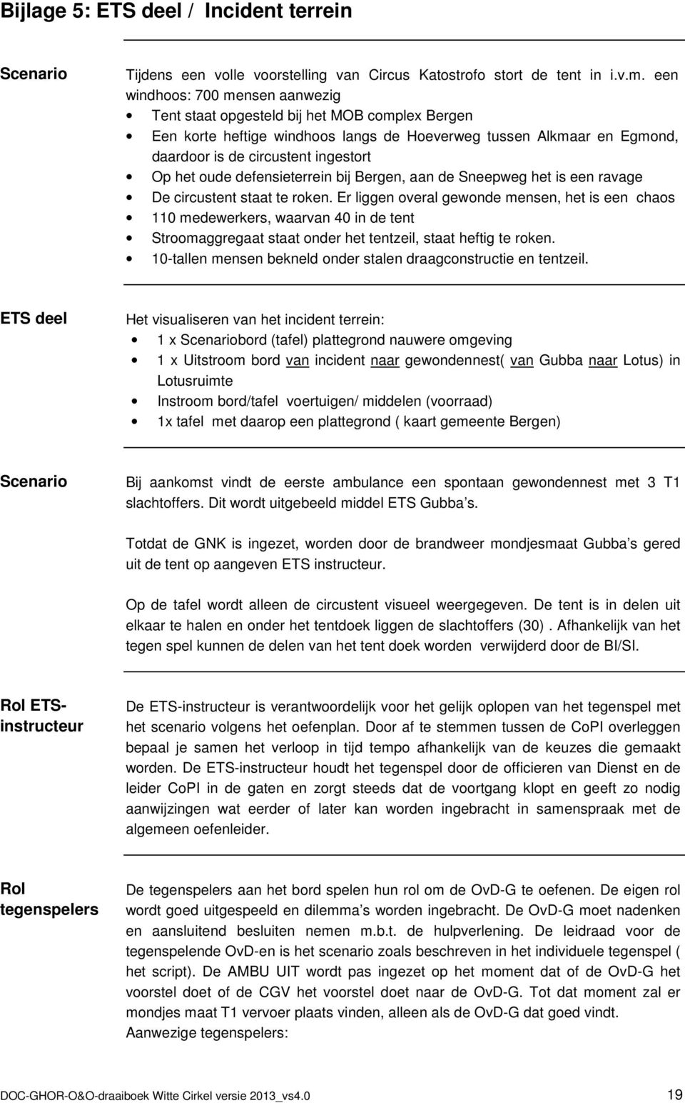 oude defensieterrein bij Bergen, aan de Sneepweg het is een ravage De circustent staat te roken.