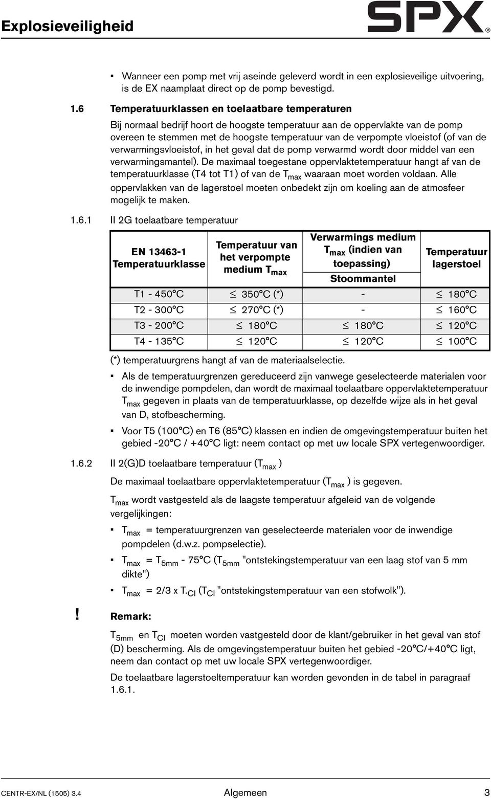 vloeistof (of van de verwarmingsvloeistof, in het geval dat de pomp verwarmd wordt door middel van een verwarmingsmantel).