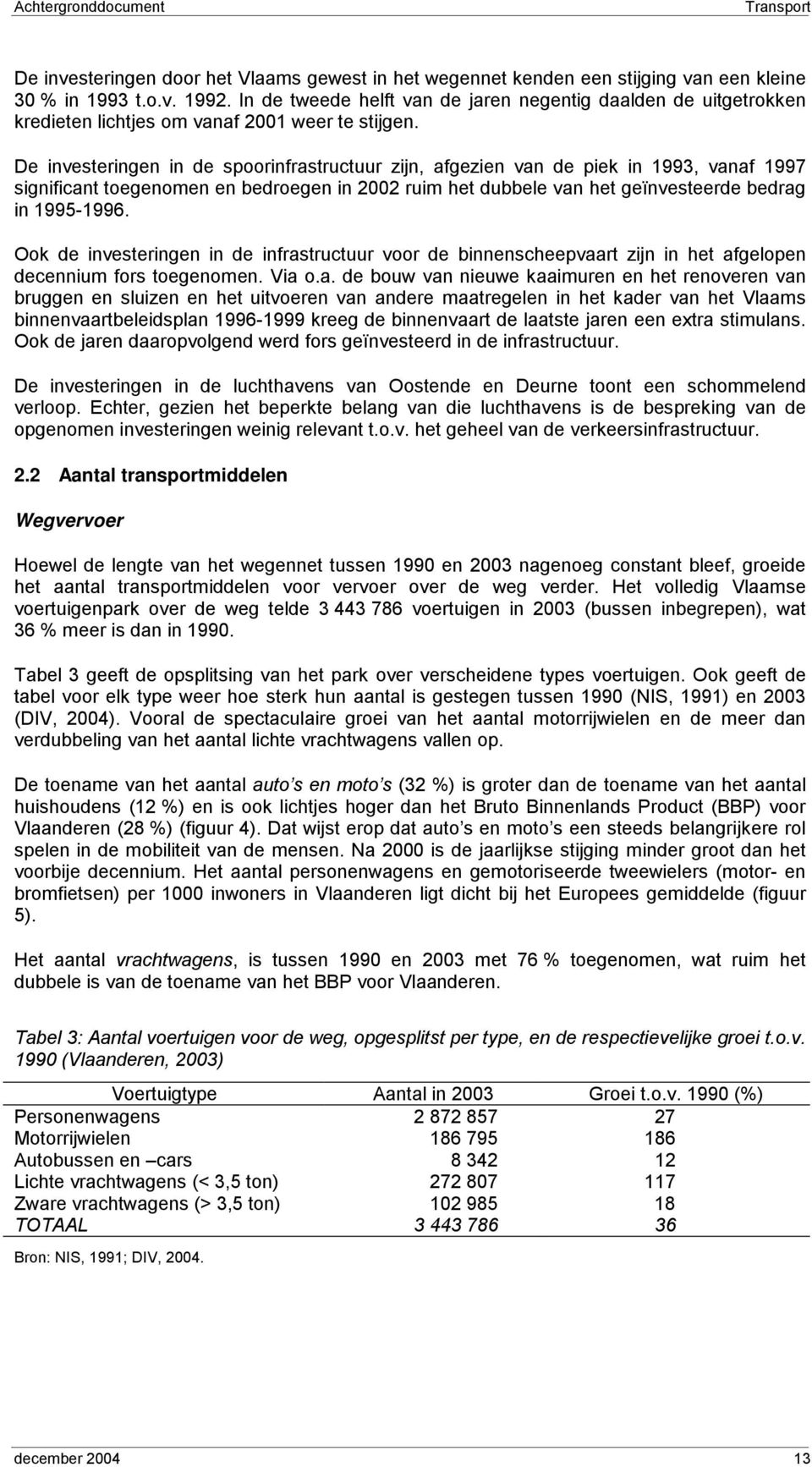 De investeringen in de spoorinfrastructuur zijn, afgezien van de piek in 1993, vanaf 1997 significant toegenomen en bedroegen in 2002 ruim het dubbele van het geïnvesteerde bedrag in 1995-1996.