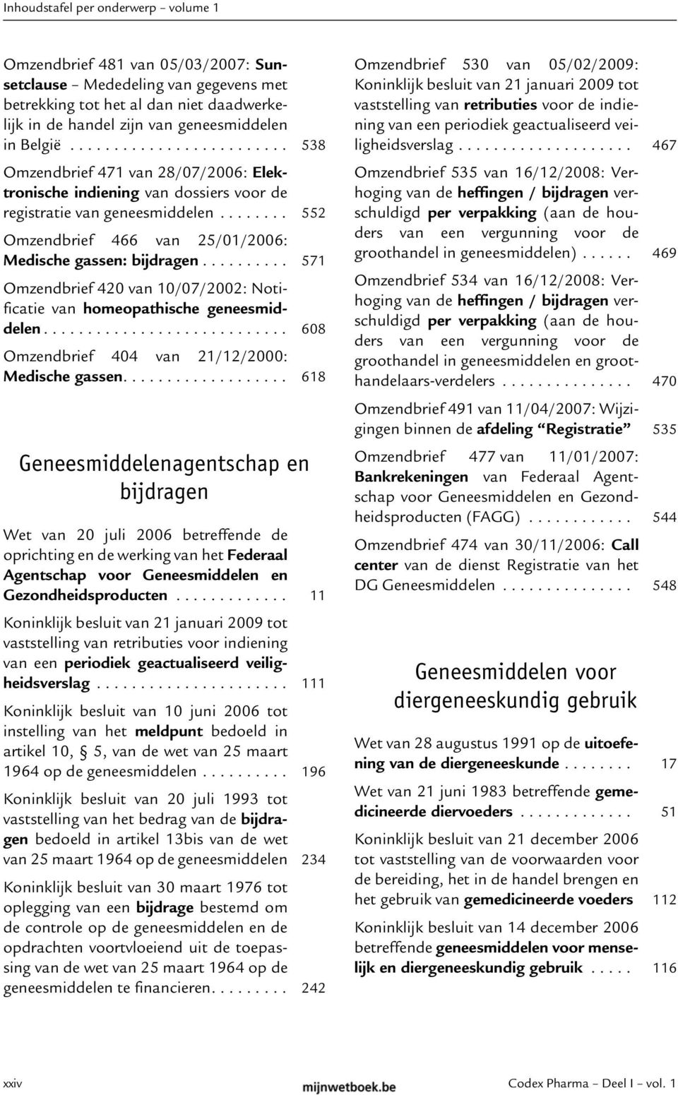 ....... 552 Omzendbrief 466 van 25/01/2006: Medische gassen: bijdragen.......... 571 Omzendbrief 420 van 10/07/2002: Notificatie van homeopathische geneesmiddelen.