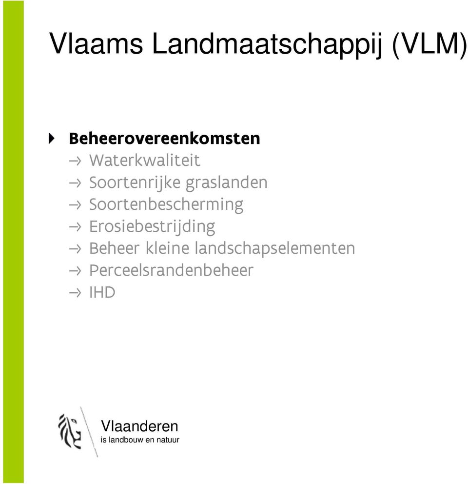 Soortenrijke graslanden Soortenbescherming