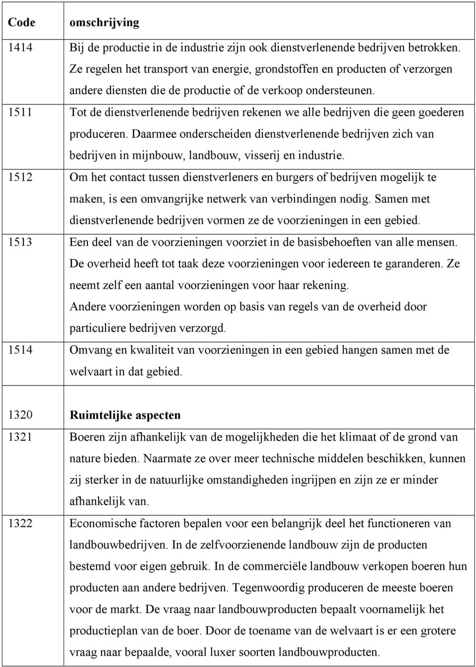 1511 Tot de dienstverlenende bedrijven rekenen we alle bedrijven die geen goederen produceren.