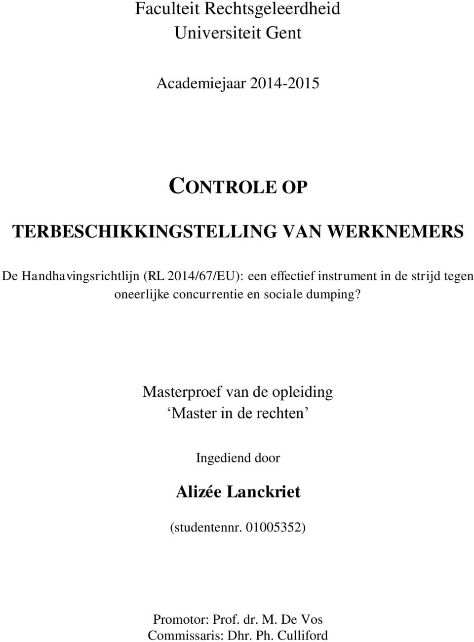 oneerlijke concurrentie en sociale dumping?