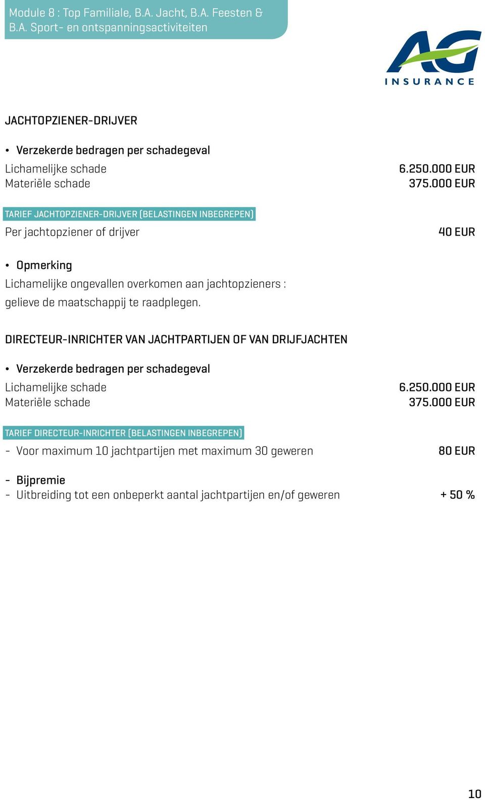 gelieve de maatschappij te raadplegen.