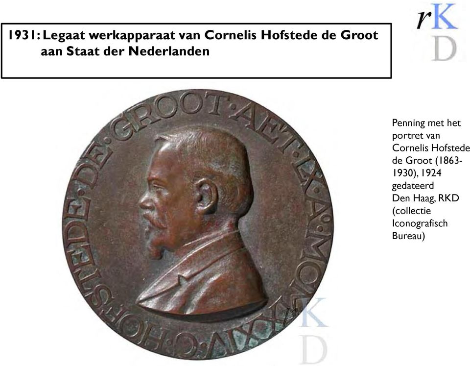 portret van Cornelis Hofstede de Groot (1863-1930),
