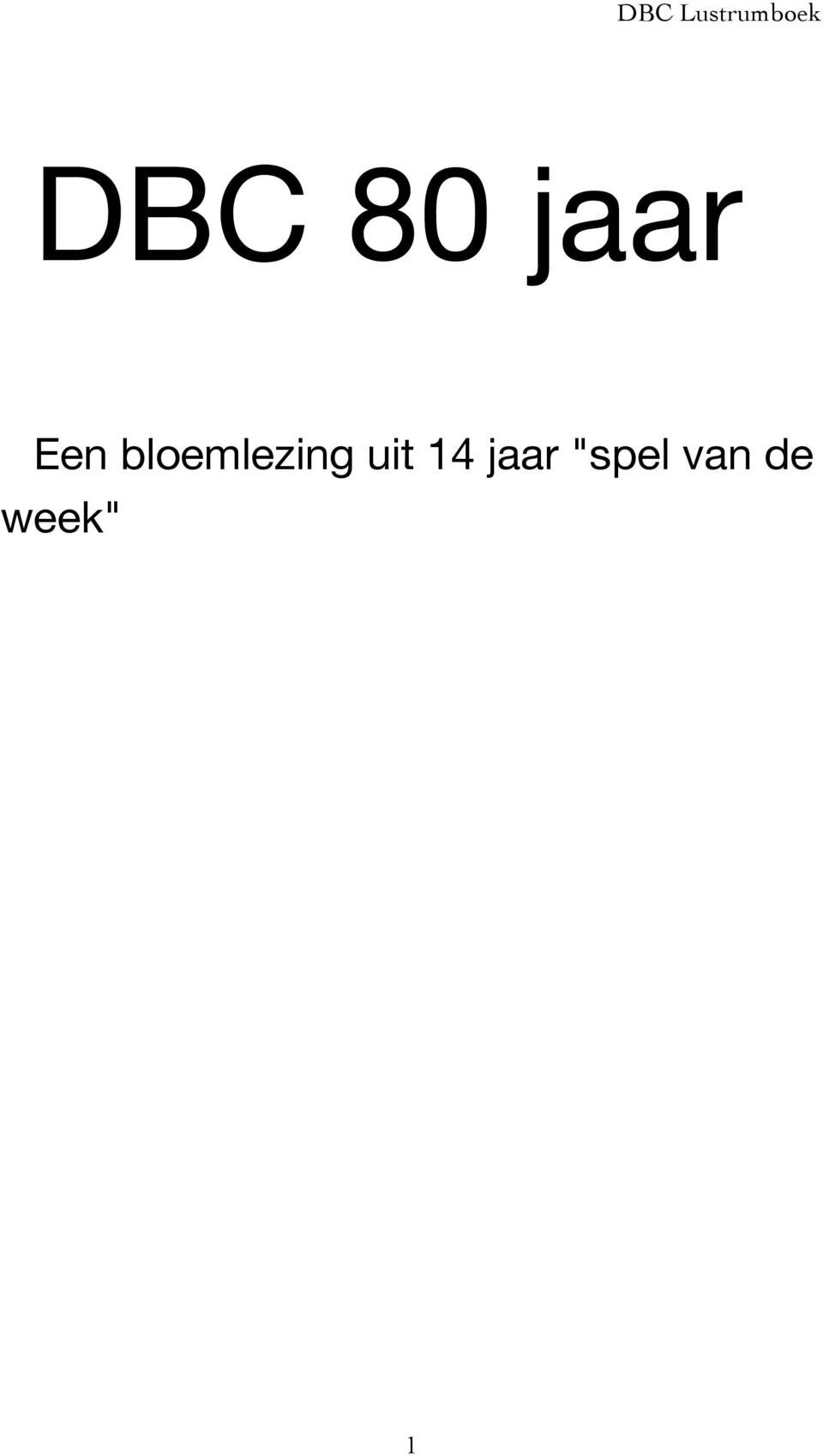 bloemlezing