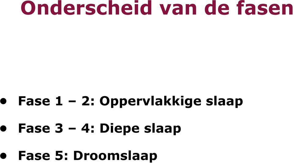 Oppervlakkige slaap"