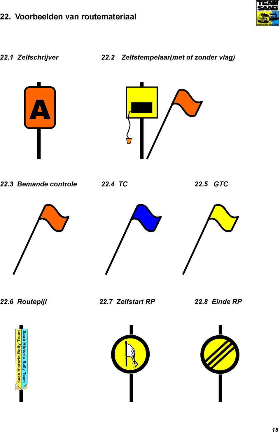 2 Zelfstempelaar(met of zonder vlag) A 22.