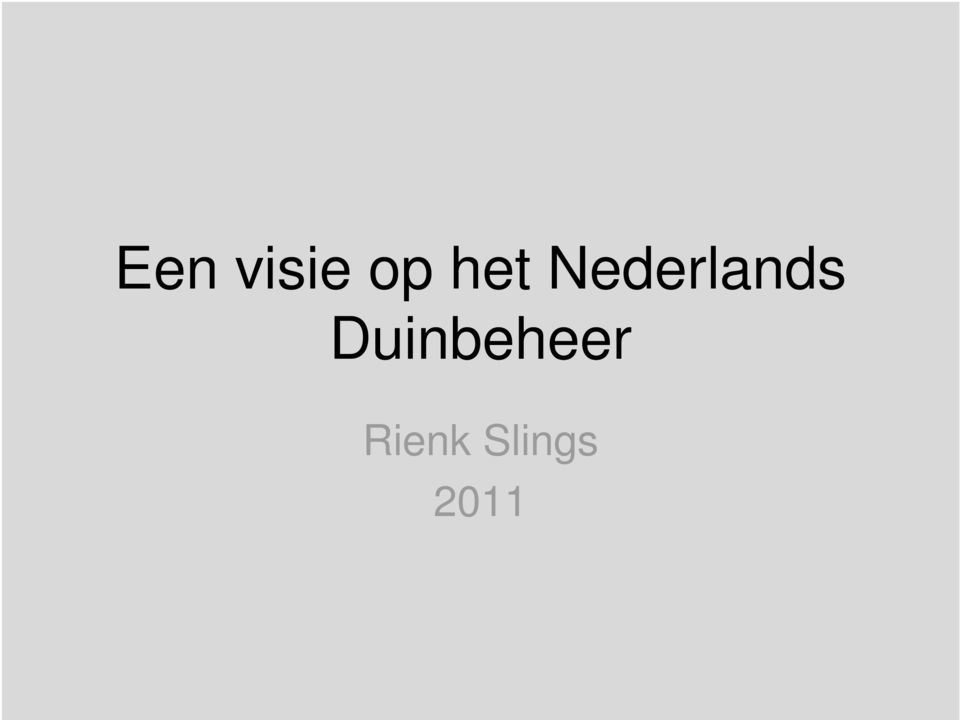 Nederlands