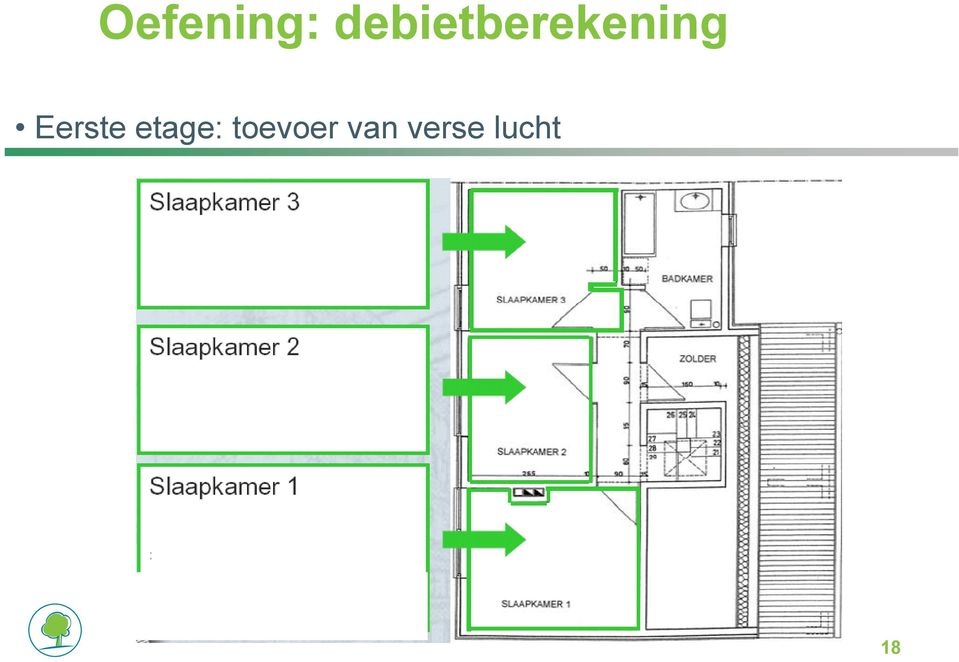 Eerste etage: