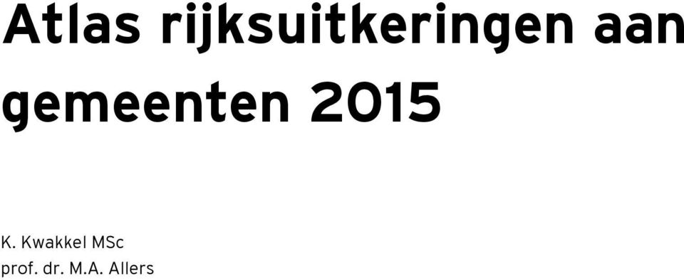 aan gemeenten 2015