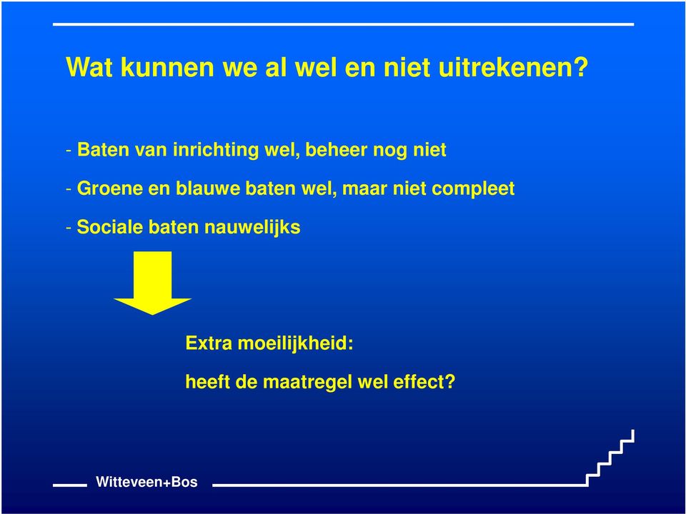 en blauwe baten wel, maar niet compleet - Sociale