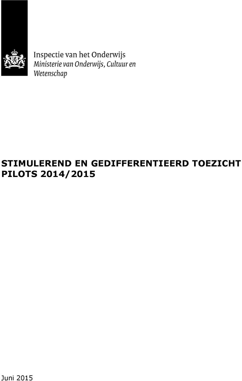 TOEZICHT PILOTS