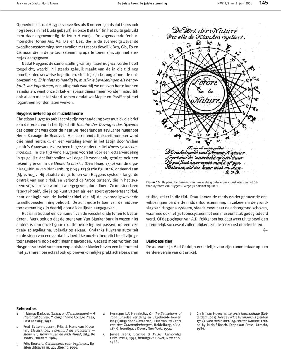 De zogenaamde enharmonische tonen Ais, As, Dis en Des, die in de evenredigzwevende twaalftoonsstemming samenvallen met respectievelijk Bes, Gis, Es en Cis maar die in de 3-toonsstemming aparte tonen