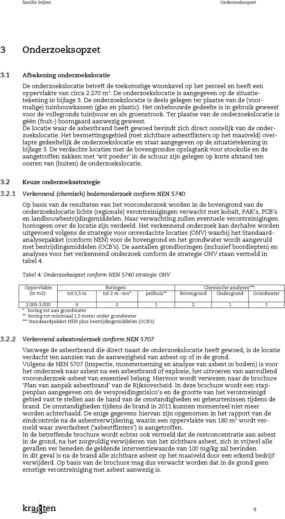 Het onbebouwde gedeelte is in gebruik geweest voor de vollegronds tuinbouw en als groenstrook. Ter plaatse van de onderzoekslocatie is géén (fruit-) boomgaard aanwezig geweest.