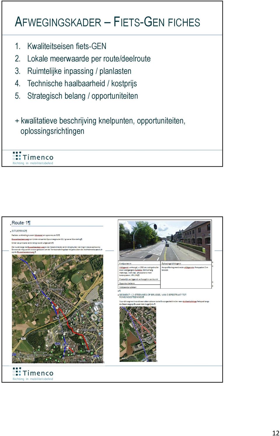 Ruimtelijke inpassing / planlasten 4.