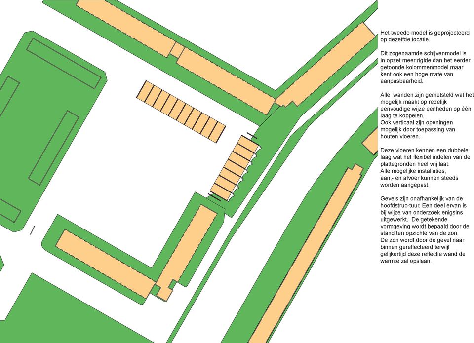 Deze vloeren kennen een dubbele laag wat het flexibel indelen van de plattegronden heel vrij laat. Alle mogelijke installaties, aan,- en afvoer kunnen steeds worden aangepast.