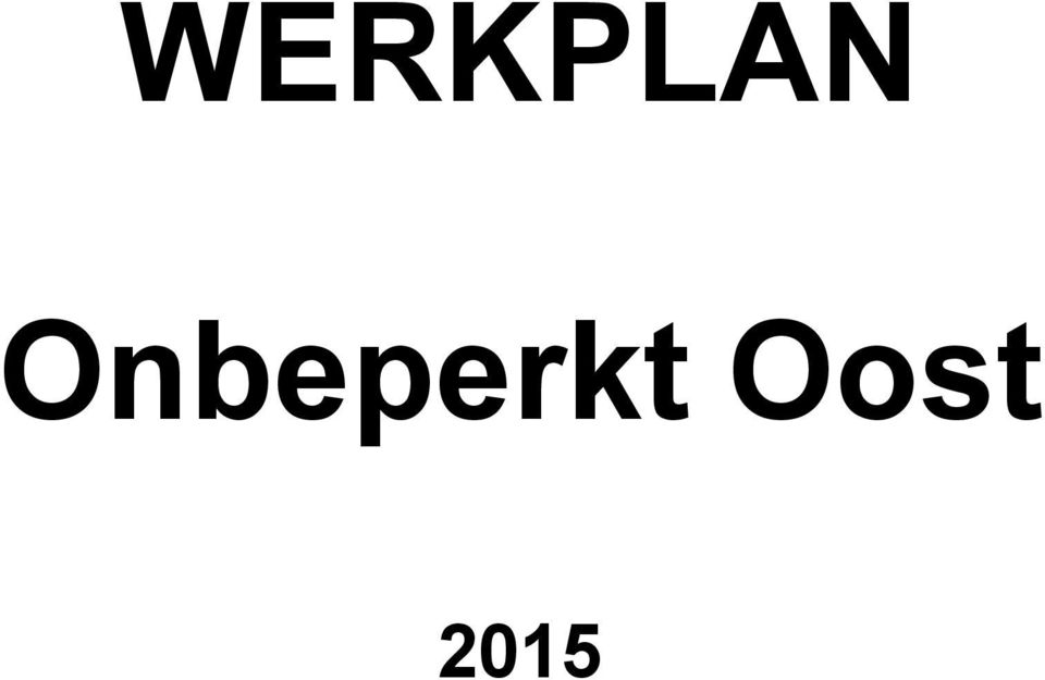 Oost 2015